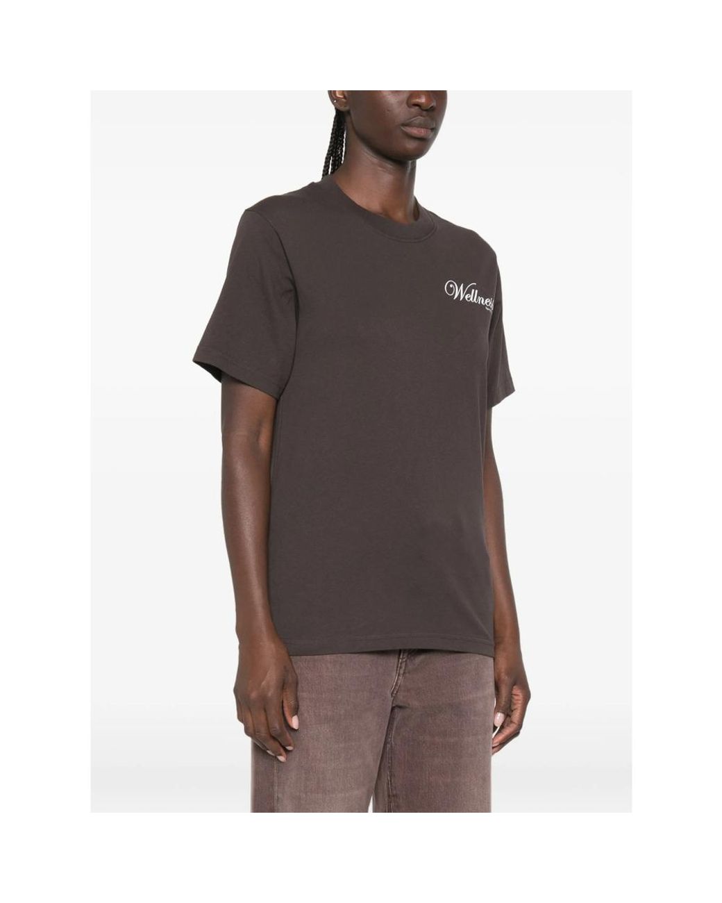 Sporty & Rich Black Soho Cotton T-Shirt
