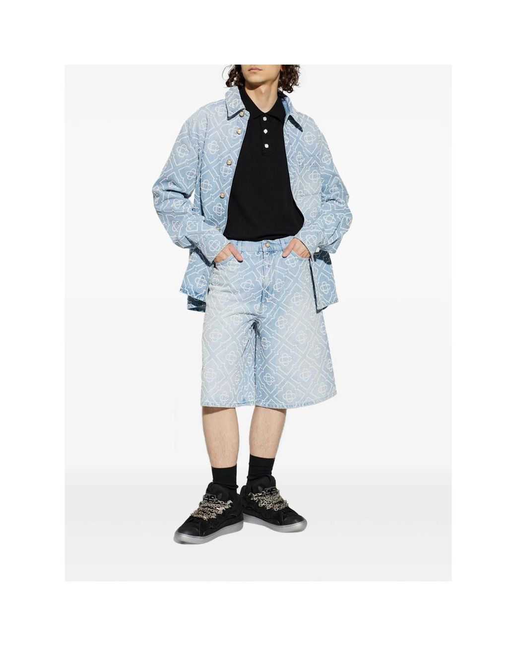 Casablanca Blue Shorts for men