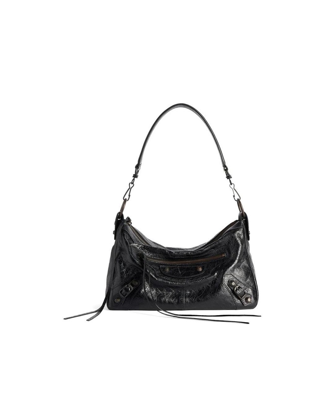 Balenciaga Black Le City Moto Small Bag for men