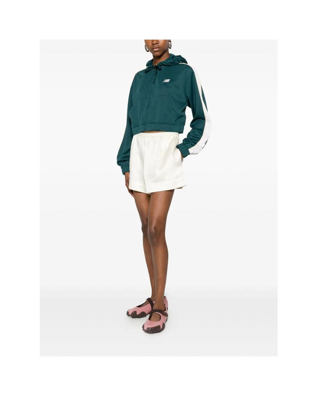 New Balance Green Hooded Sweatshirt