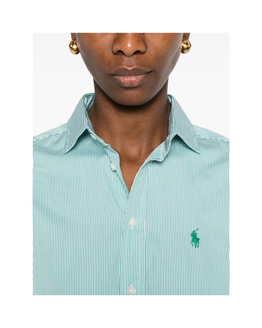 Ralph Lauren Blue Striped Shirt