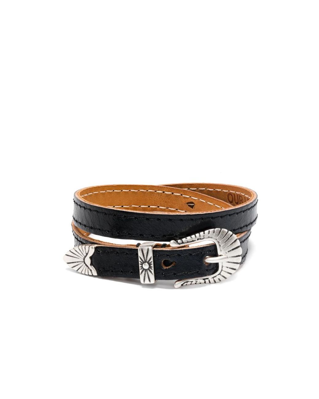 Our Legacy Black Bracelets for men