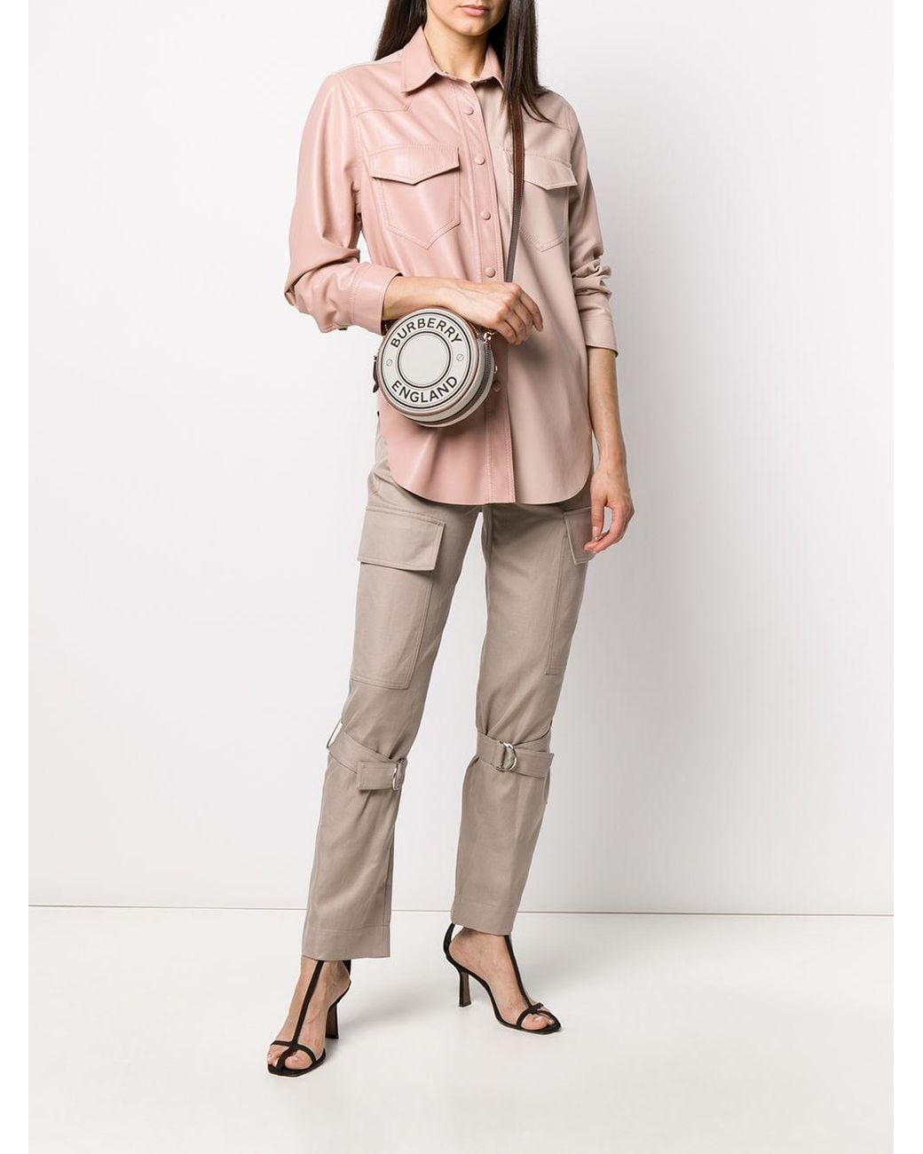 Burberry Leather Louise Crossbody Bag 