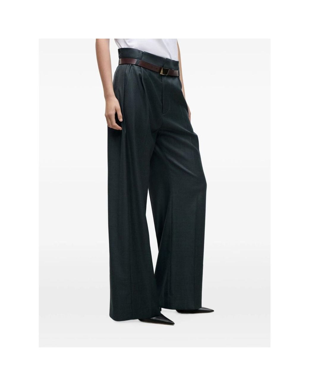Victoria Beckham Blue Trousers