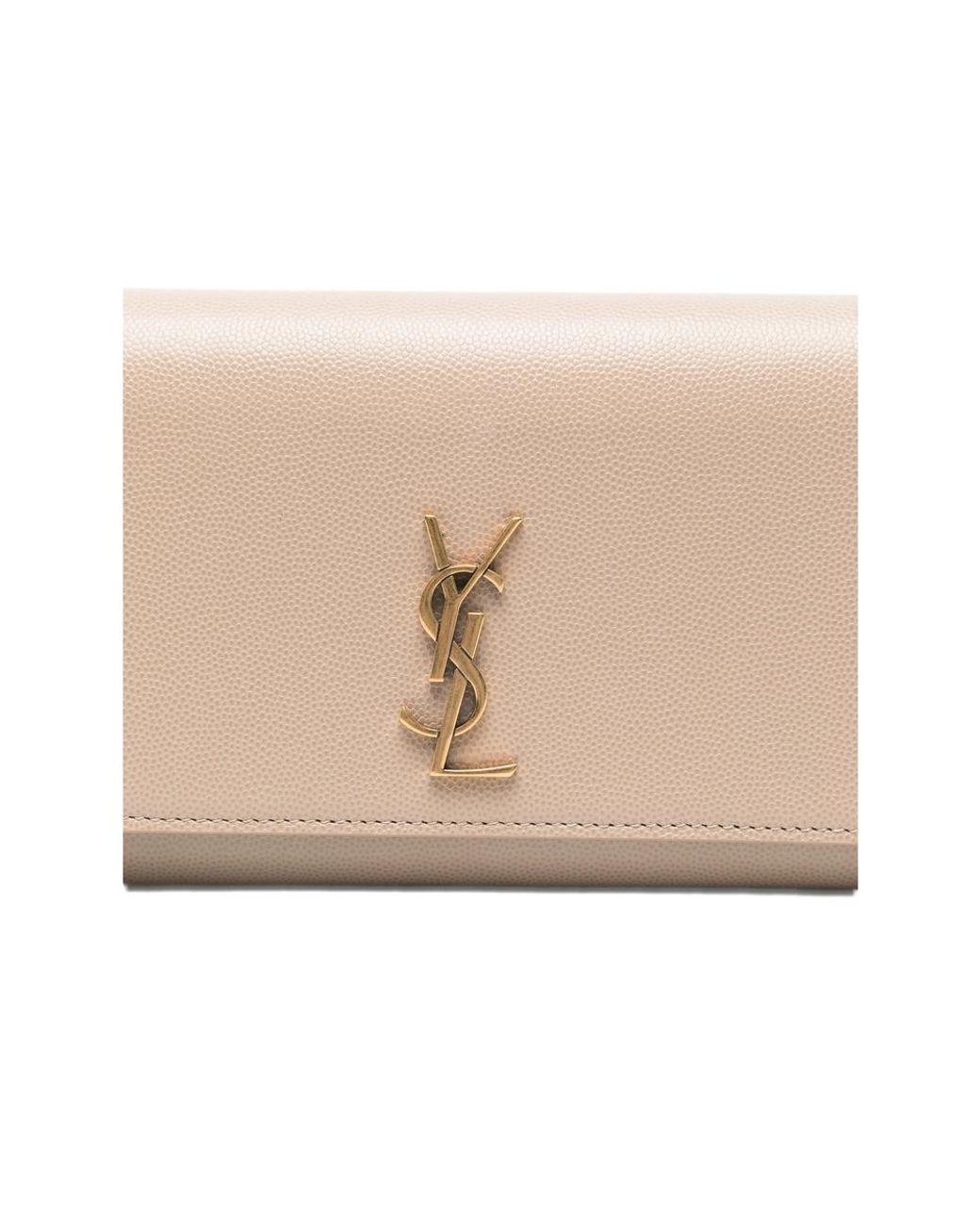 Saint Laurent Pink Neutrals Clutch Bags