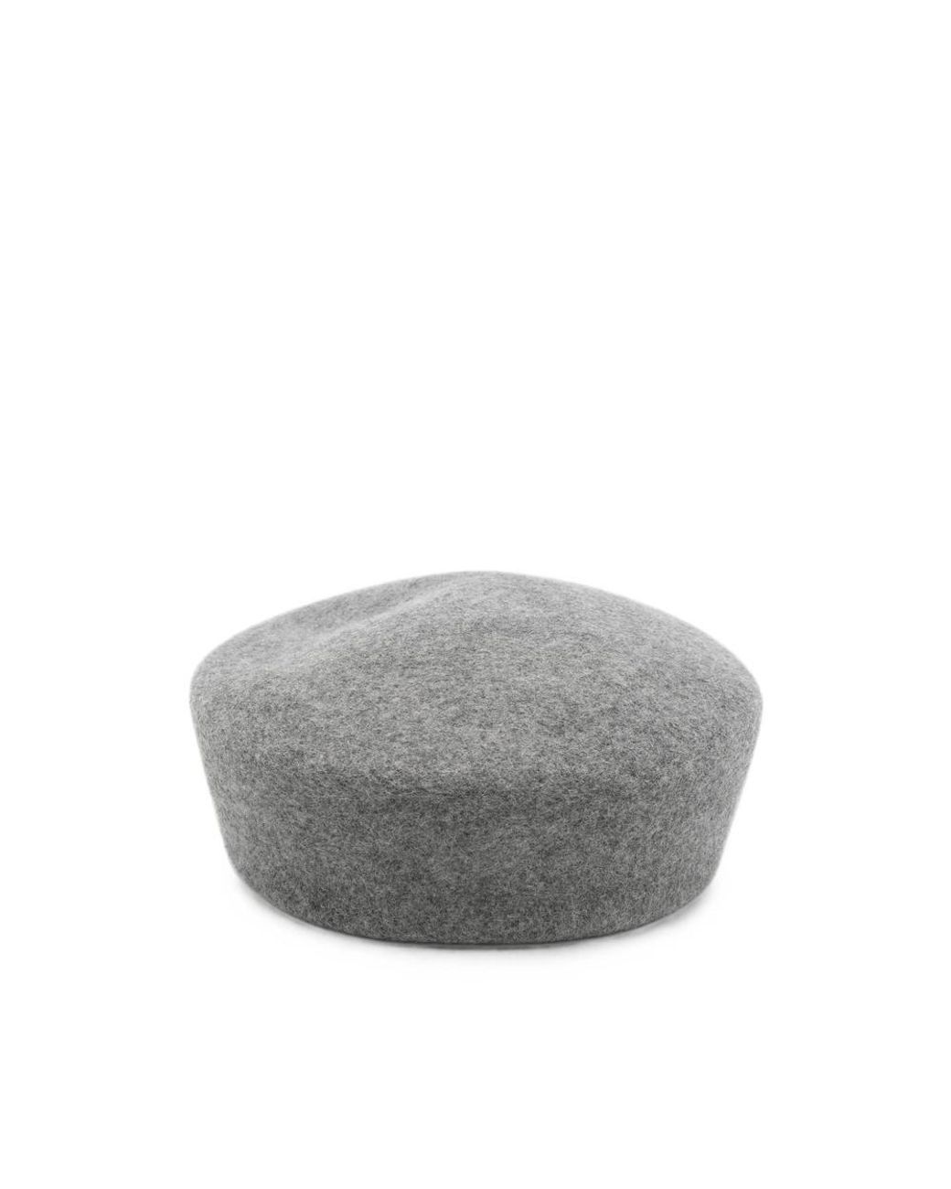 Ruslan Baginskiy Gray Logo-Embroidered Felt Beret