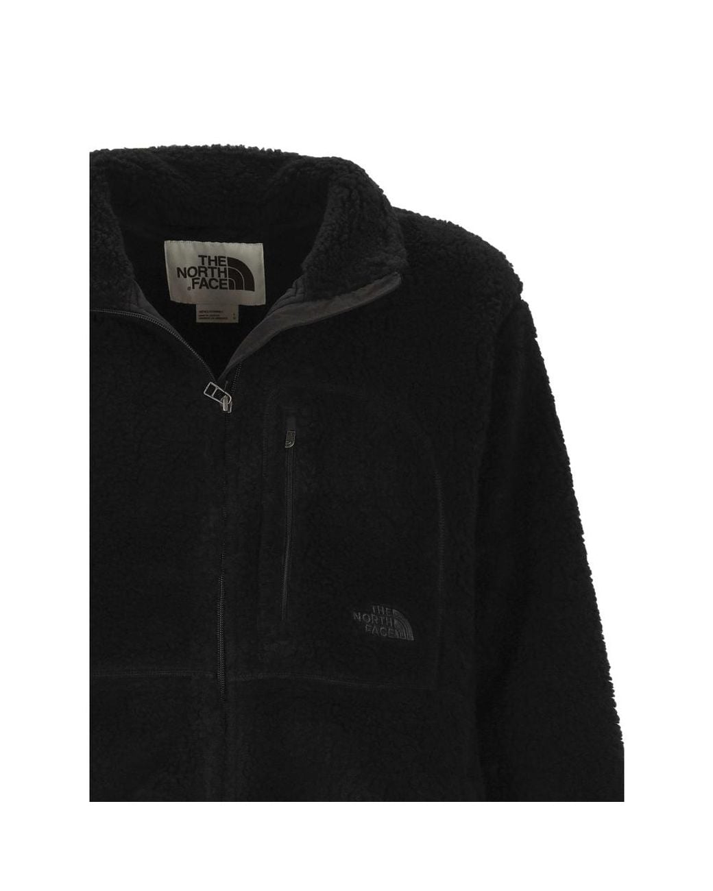The North Face Black Extreme Pile 2 Fleece Zip-Up Bomber Jacket for men