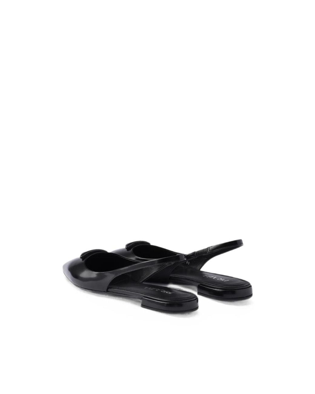 Prada Blue Ballet Flats