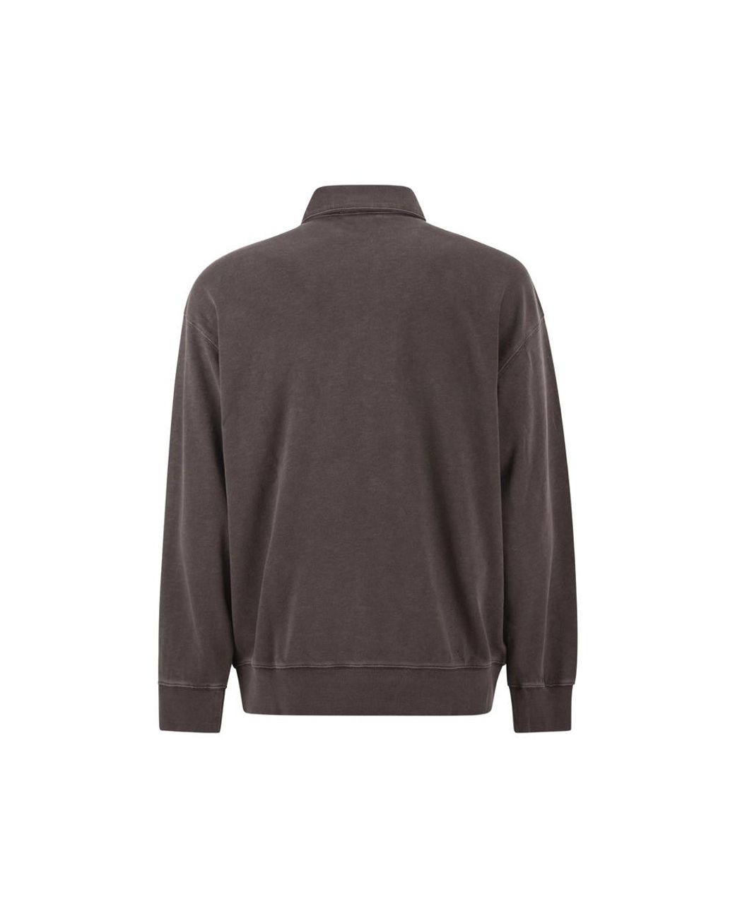 Carhartt Gray Harper Faded Half-Zip Sweater for men