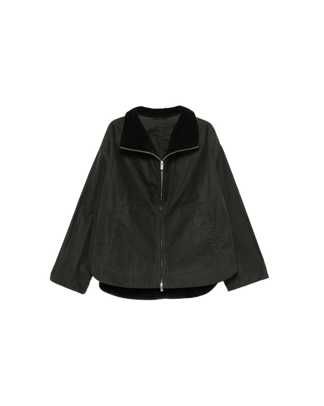 Totême Black Zipped Country Jacket Washed