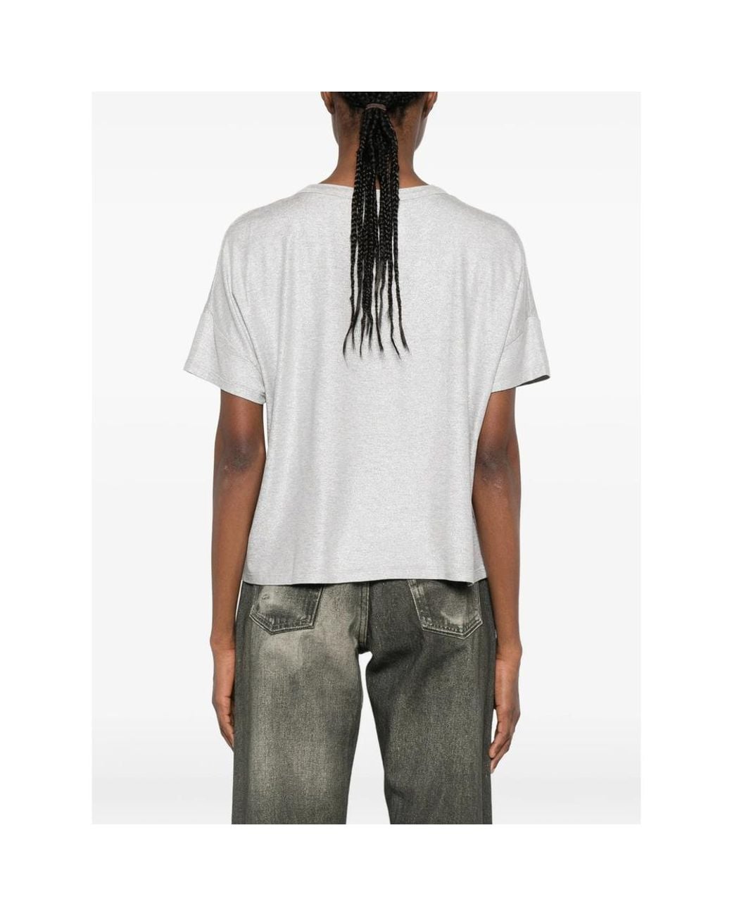 Majestic Filatures White Crew Neck T-Shirt