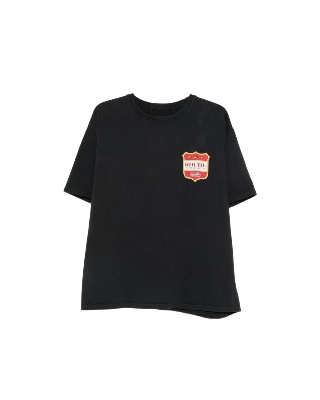 Rhude Black T-Shirts & Vests for men
