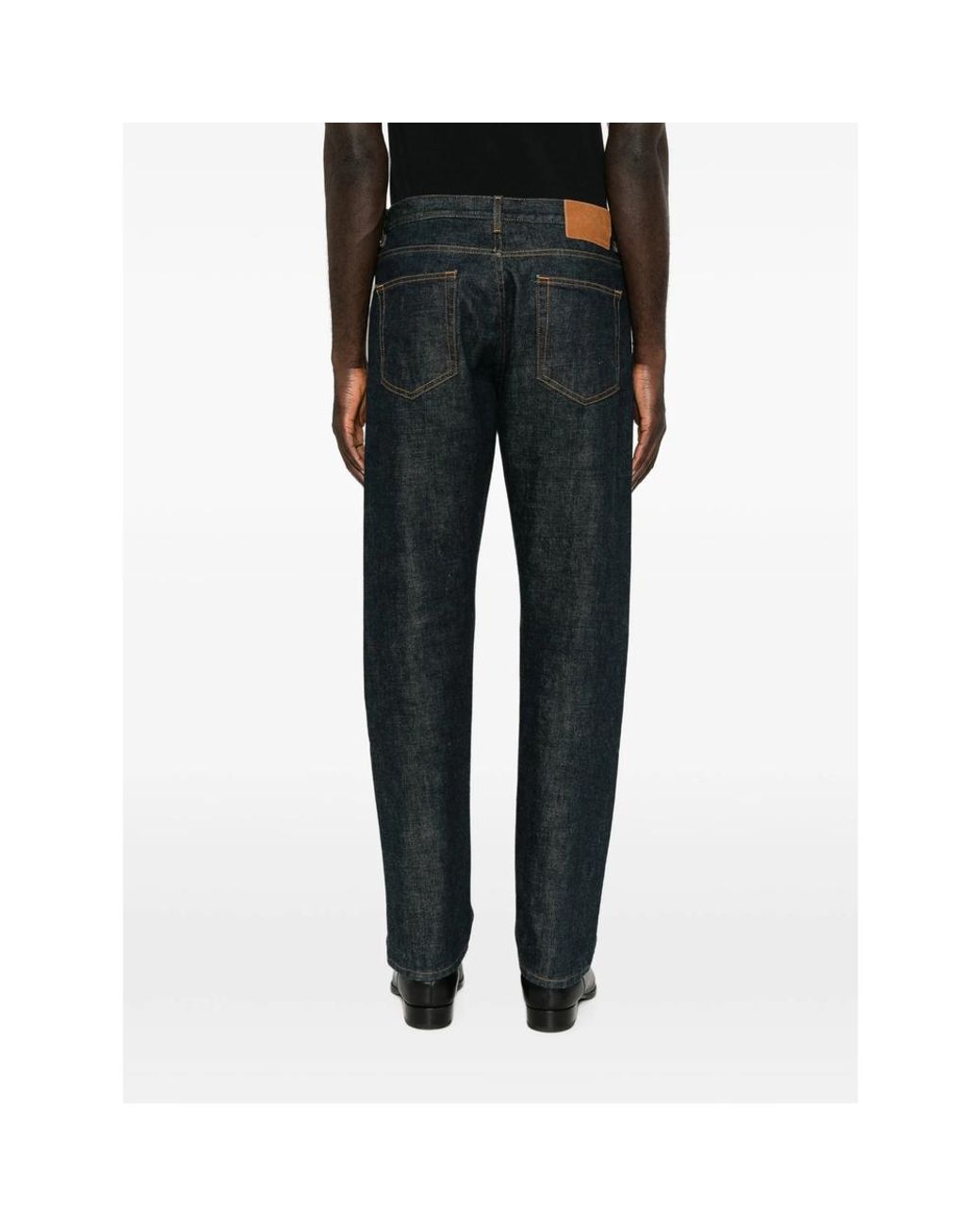 Umit Benan Black Kevin Straight-Leg Jeans for men