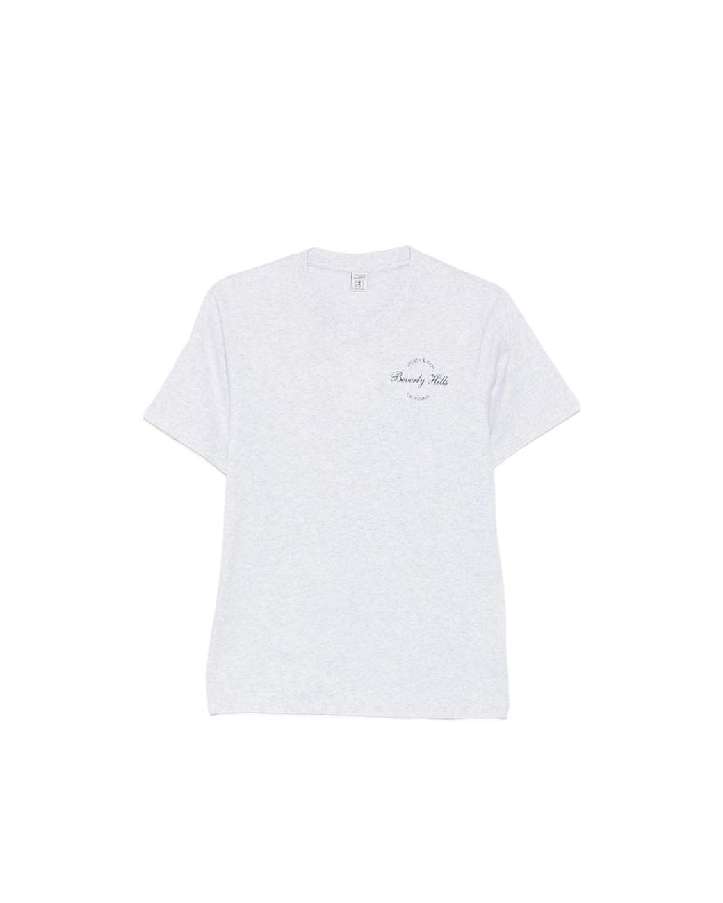 Sporty & Rich White T-Shirt Crew Neck