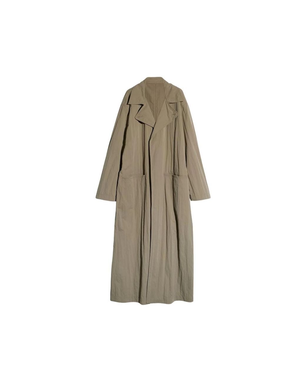 Gucci Natural Notched-Lapel Single-Breasted Coat