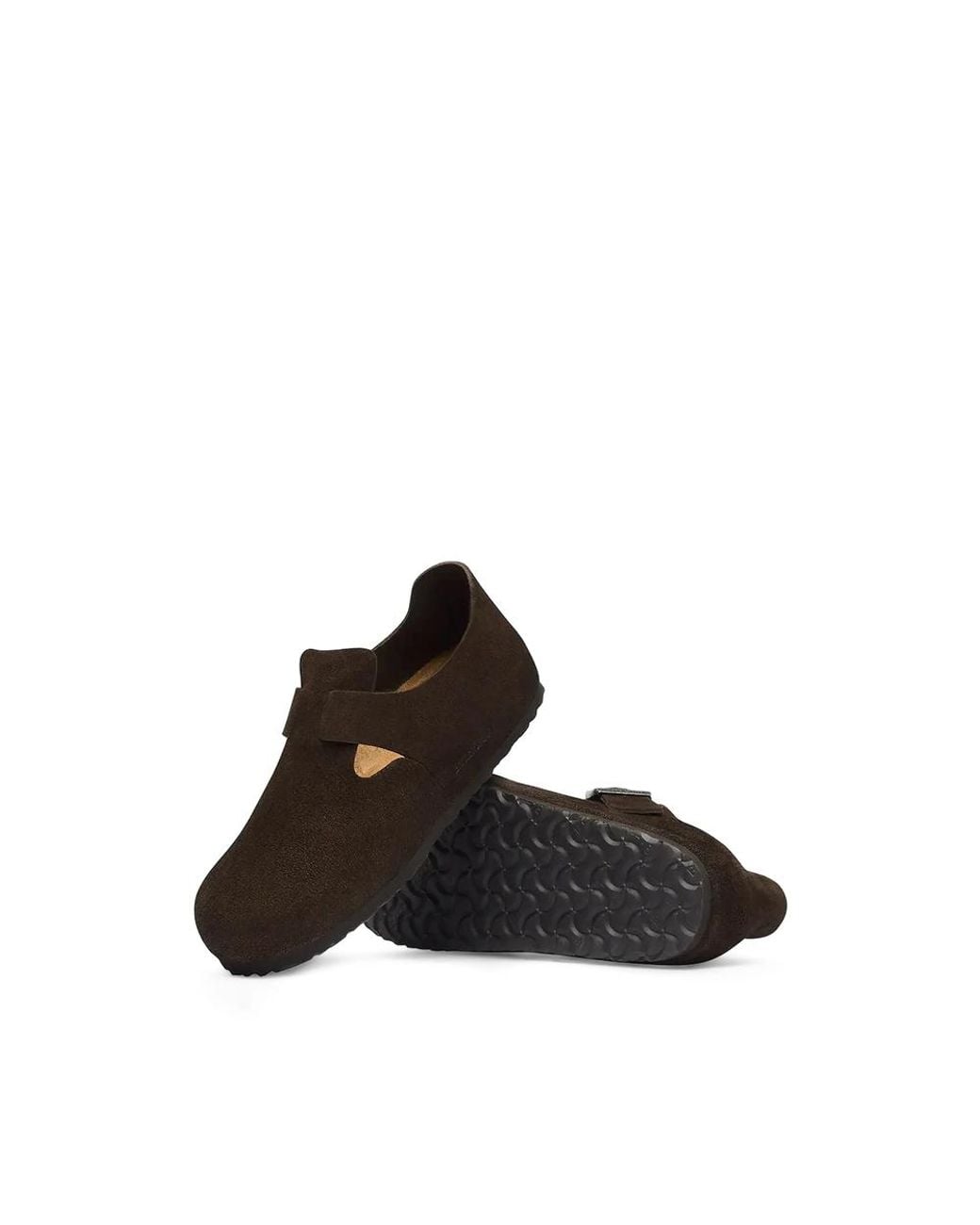 Birkenstock Brown London Buckle-Fastening Shoes for men
