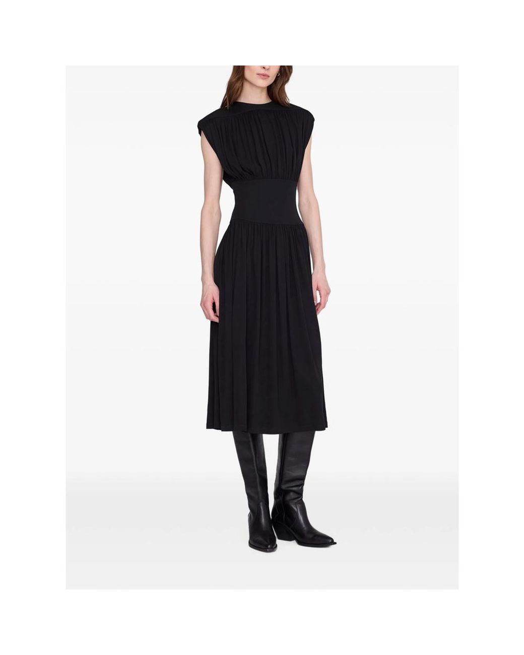 Anine Bing Black Midi Dresses