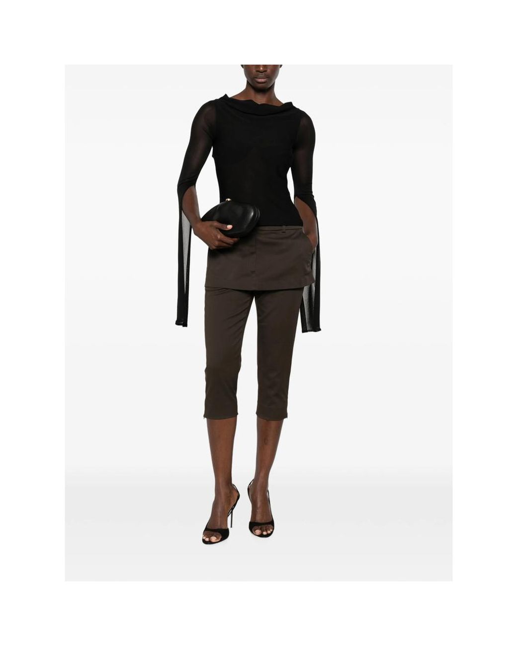 Cult Gaia Black Blouses