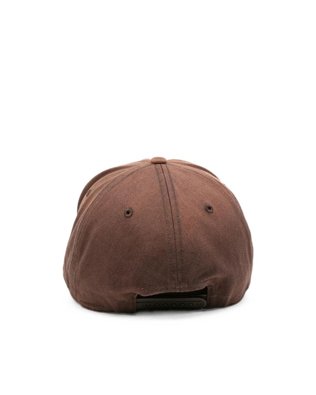 Represent Brown Distressed Embroidered-Logo Cap for men