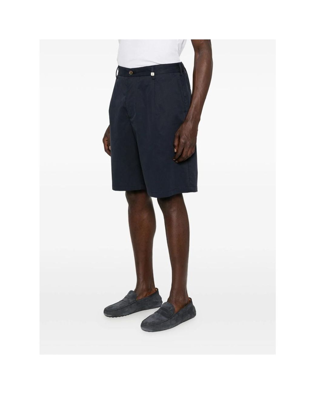 Myths Blue Tailored Shorts for men