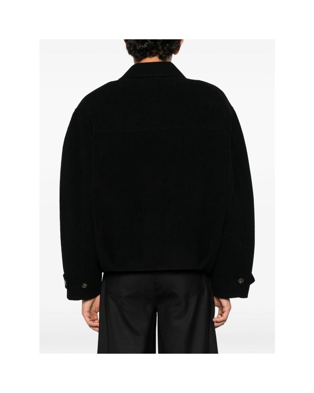 Séfr Black Wool Jacket for men