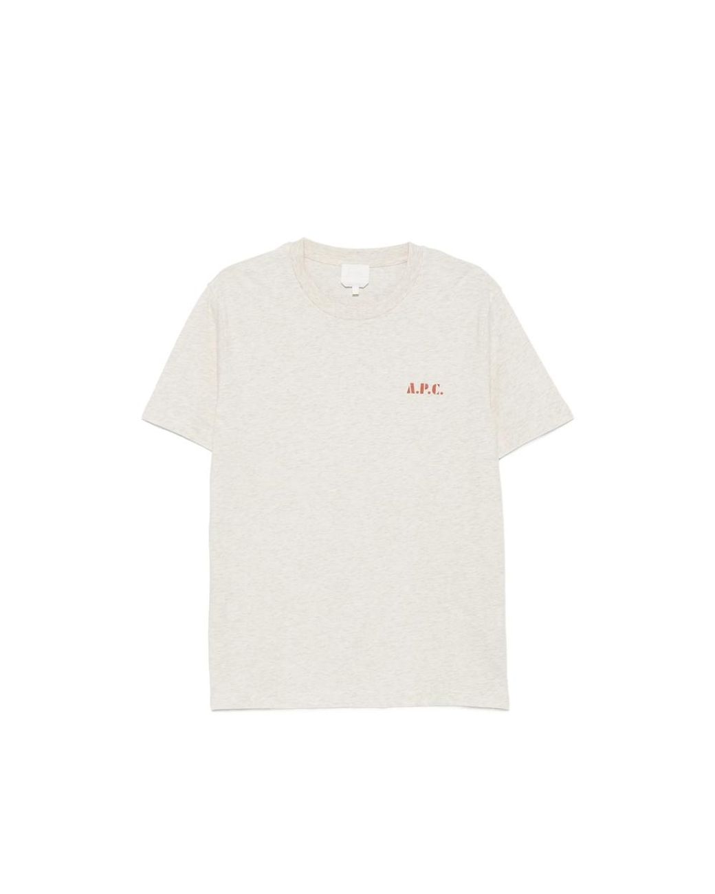 A.P.C. White Neutrals T-Shirts & Vests for men