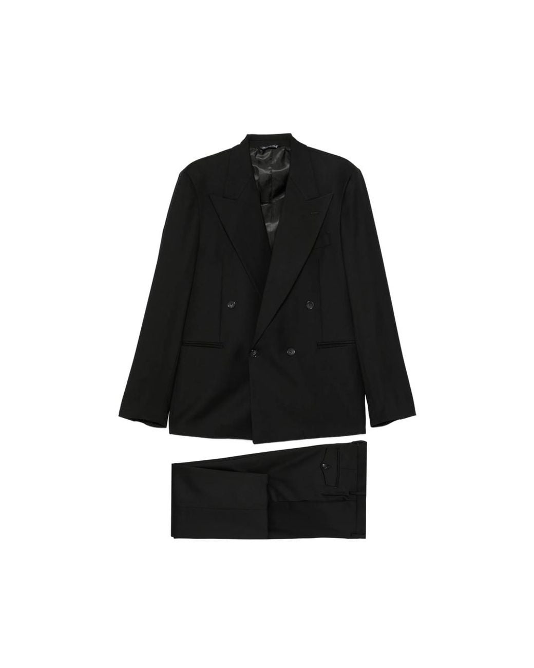 época Black Maestrale Double-Breasted Suit for men