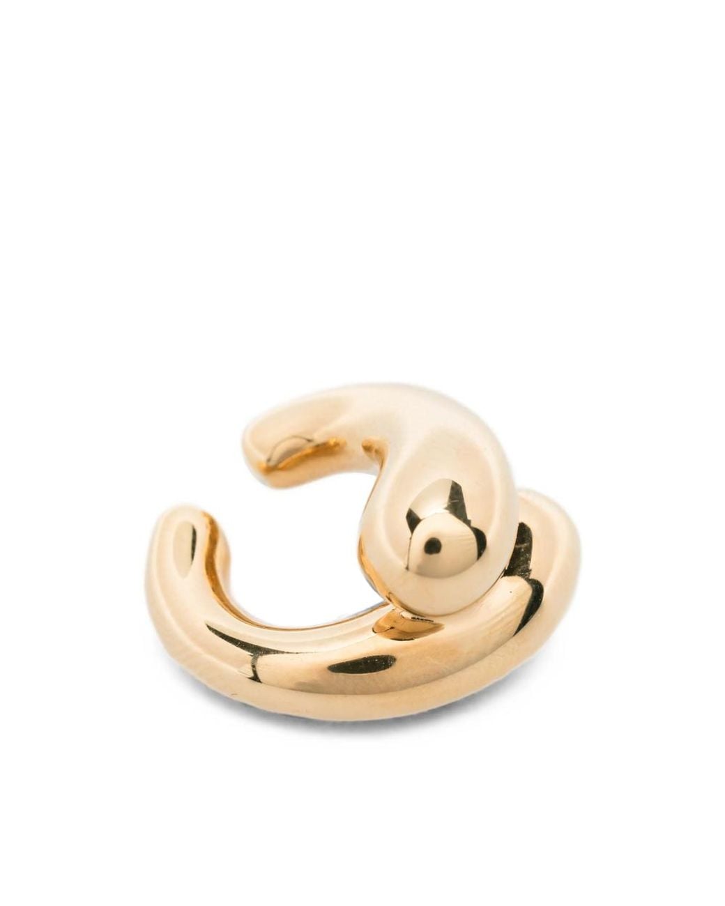 Panconesi Metallic Intertwined Hoop Earrings