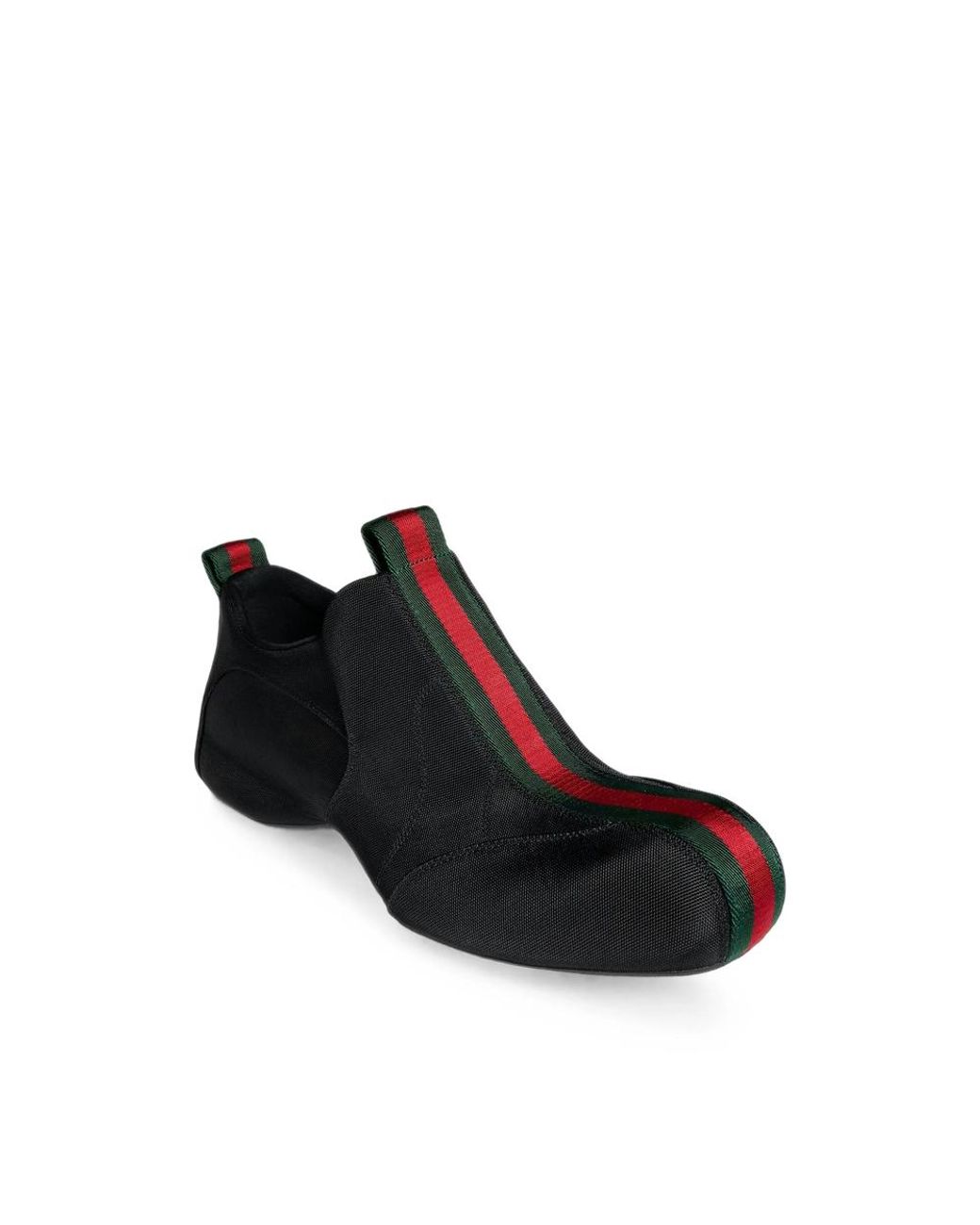 Gucci Black Drip Web-Stripe Sneakers for men