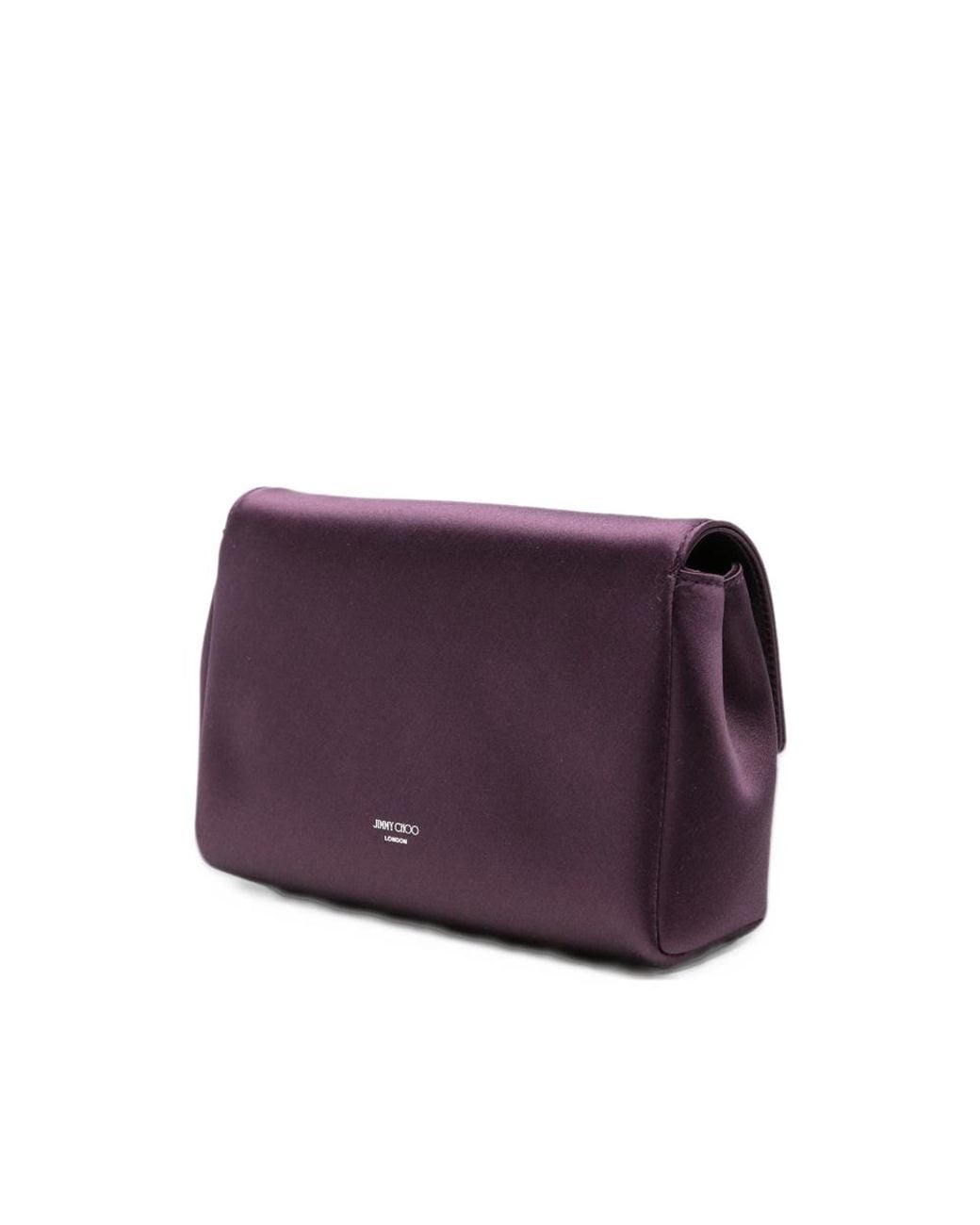 Jimmy Choo Purple Soft Bow Mini Shoulder Bag
