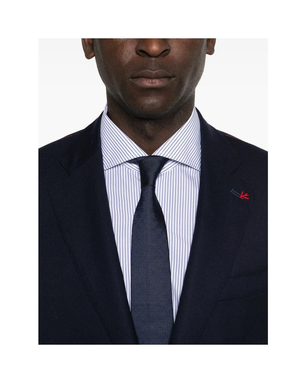Isaia Blue Suits for men