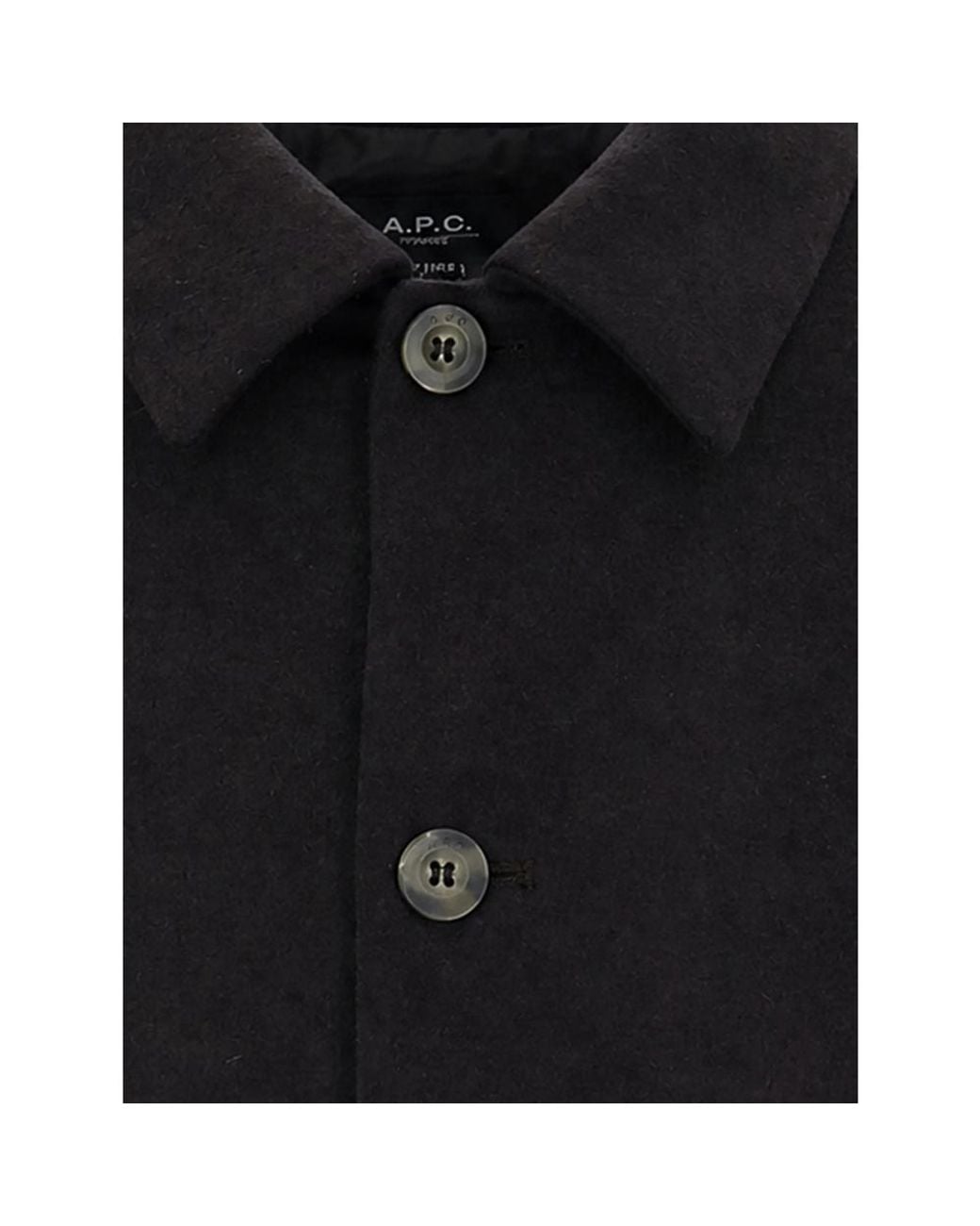 A.P.C. Black A. P.C. Simple Dark Wool Jacket for men