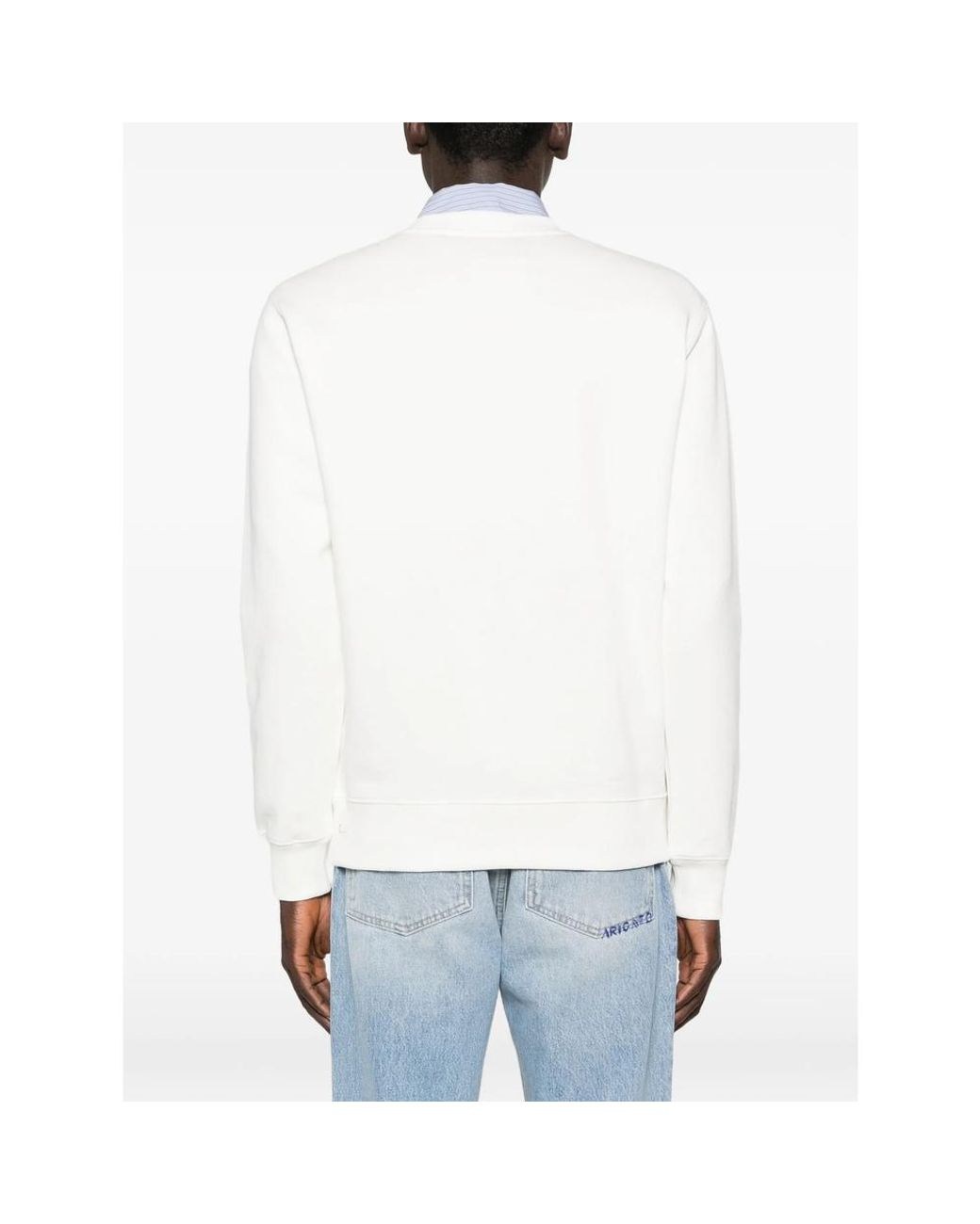 Drole de Monsieur White L'Homme Au Tableau Sweatshirt for men