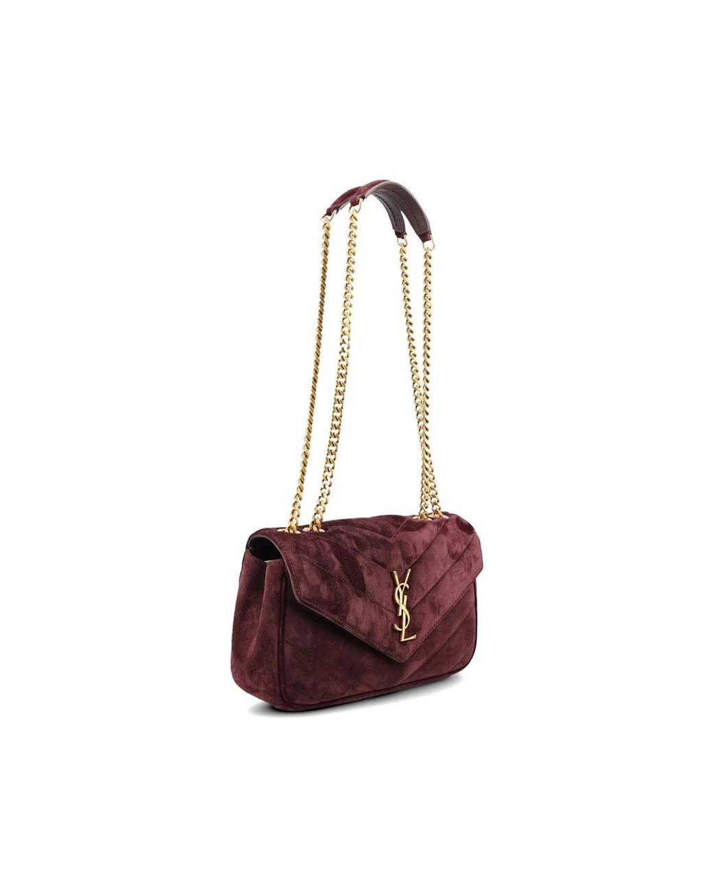 Saint Laurent Purple Shoulder Bags