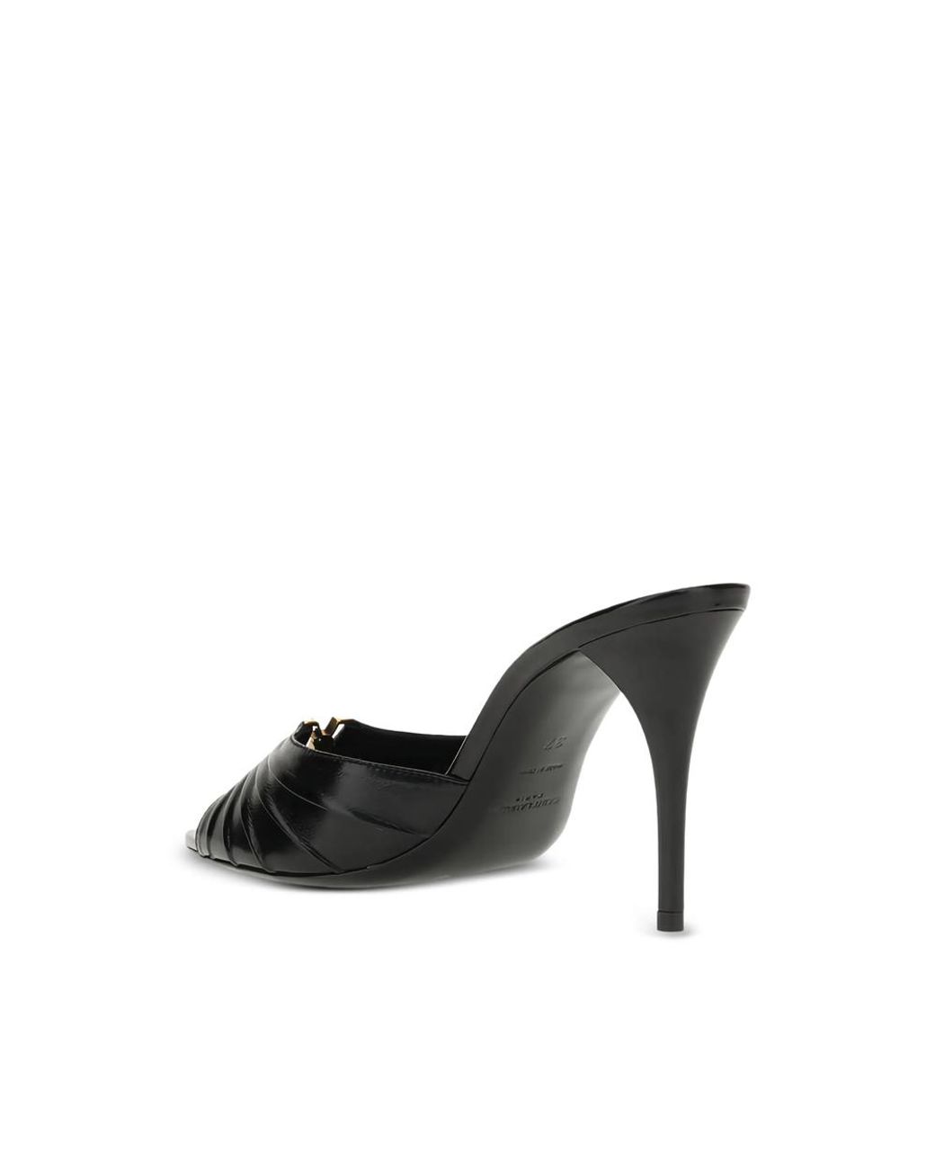 Saint Laurent Black Mules