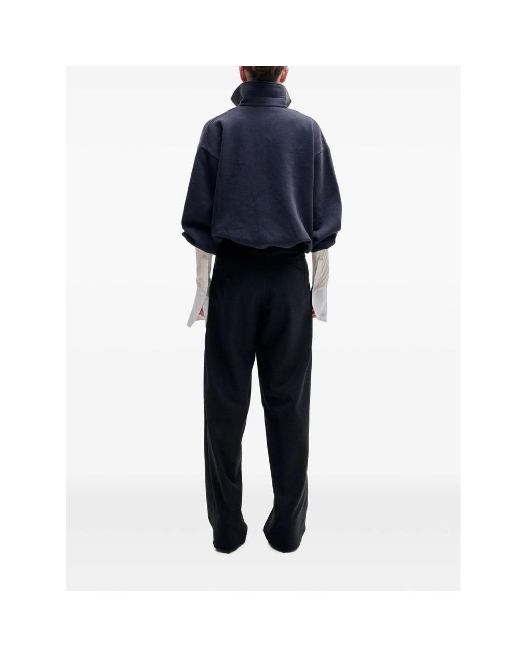 DARKPARK Black Belted Pleated Trousers