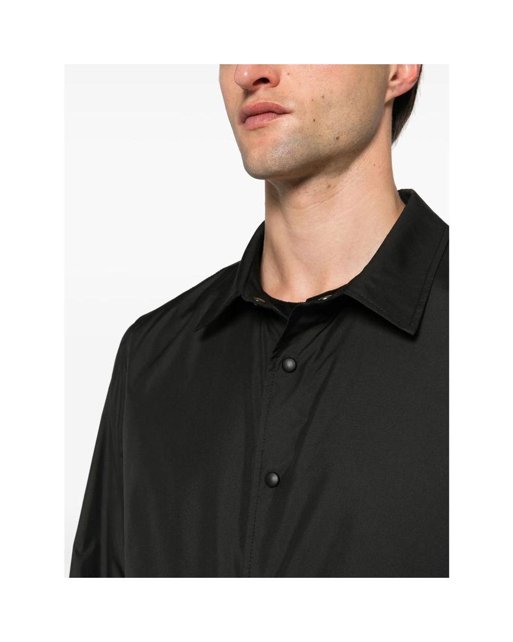 Eraldo Black Lightweight Shell Shirt for men