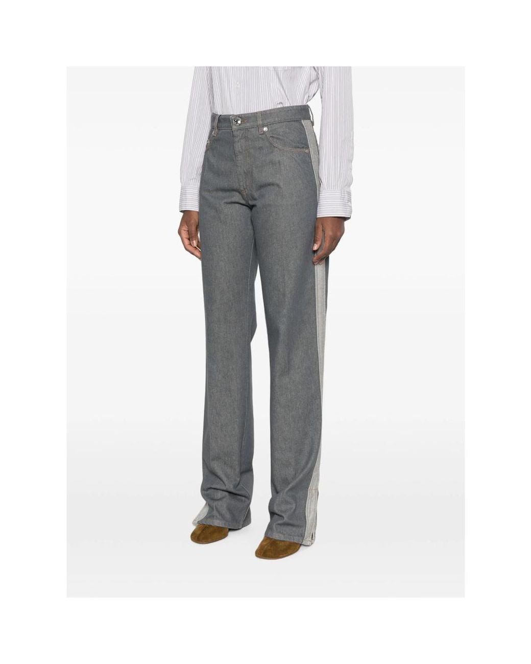 Sportmax Gray Denim