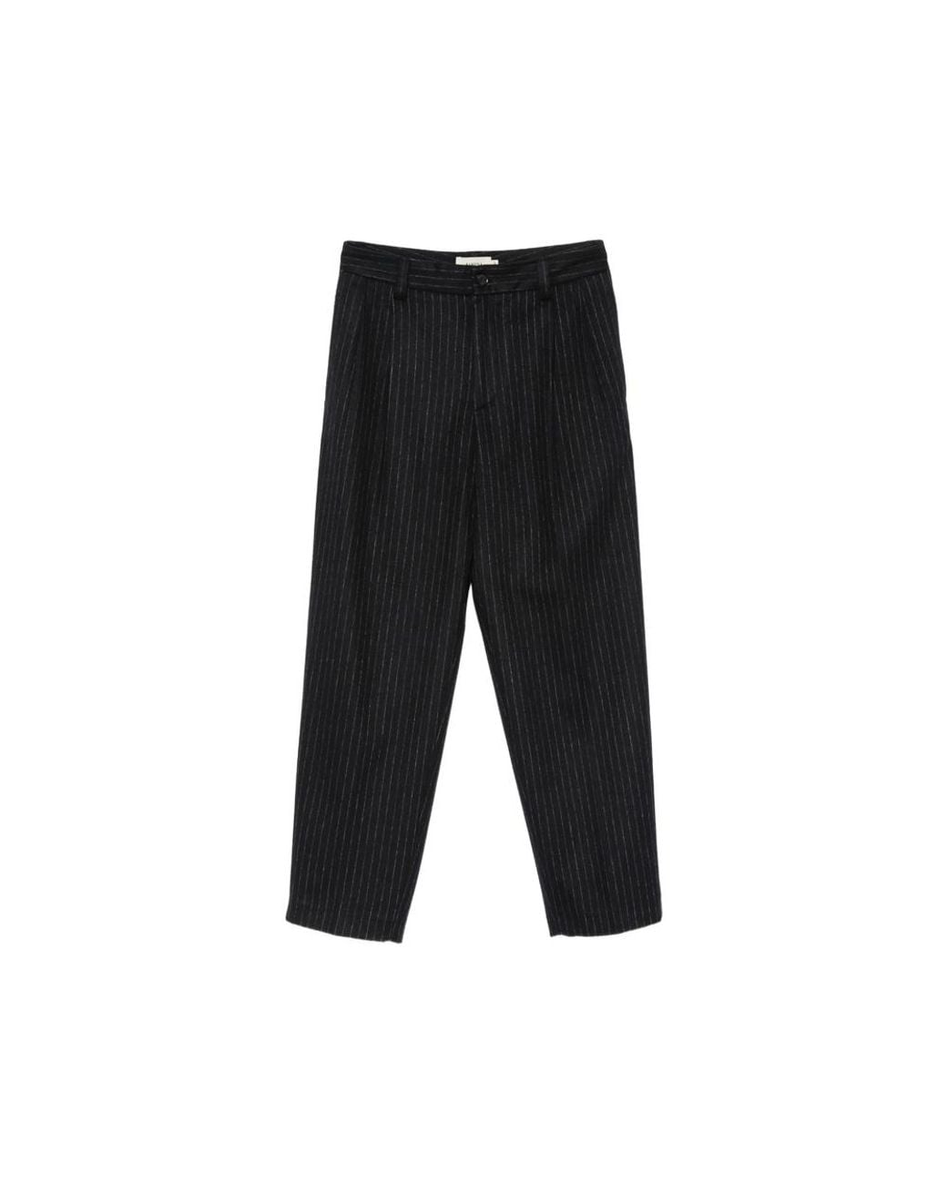 Barena Black Roxanne Pinstripe-Pattern Tailored Trousers