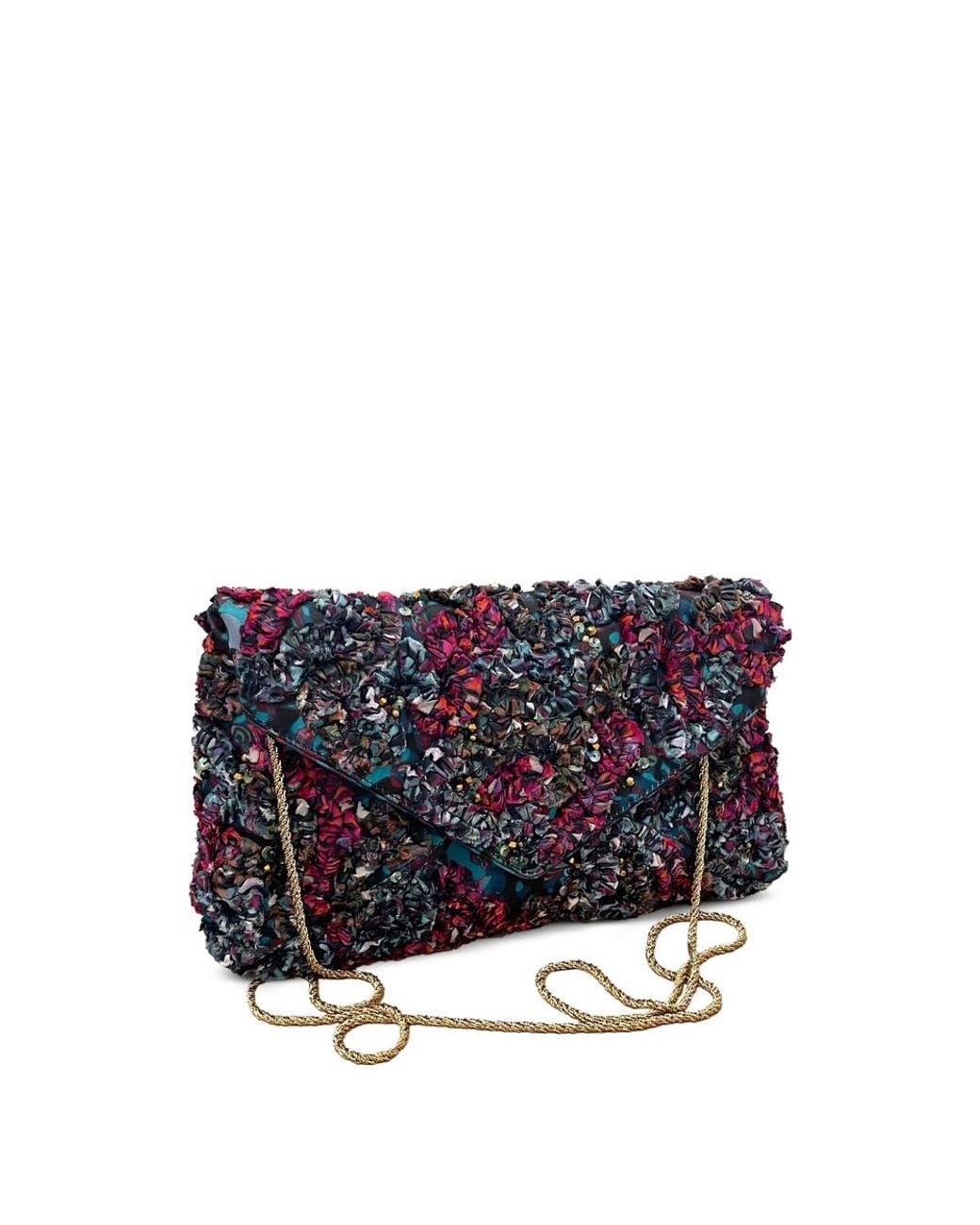 Dries Van Noten Blue Clutch Bags