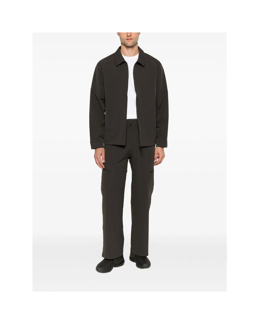 Hiking Patrol Gray Zip-Pocket Cargo Pants for men