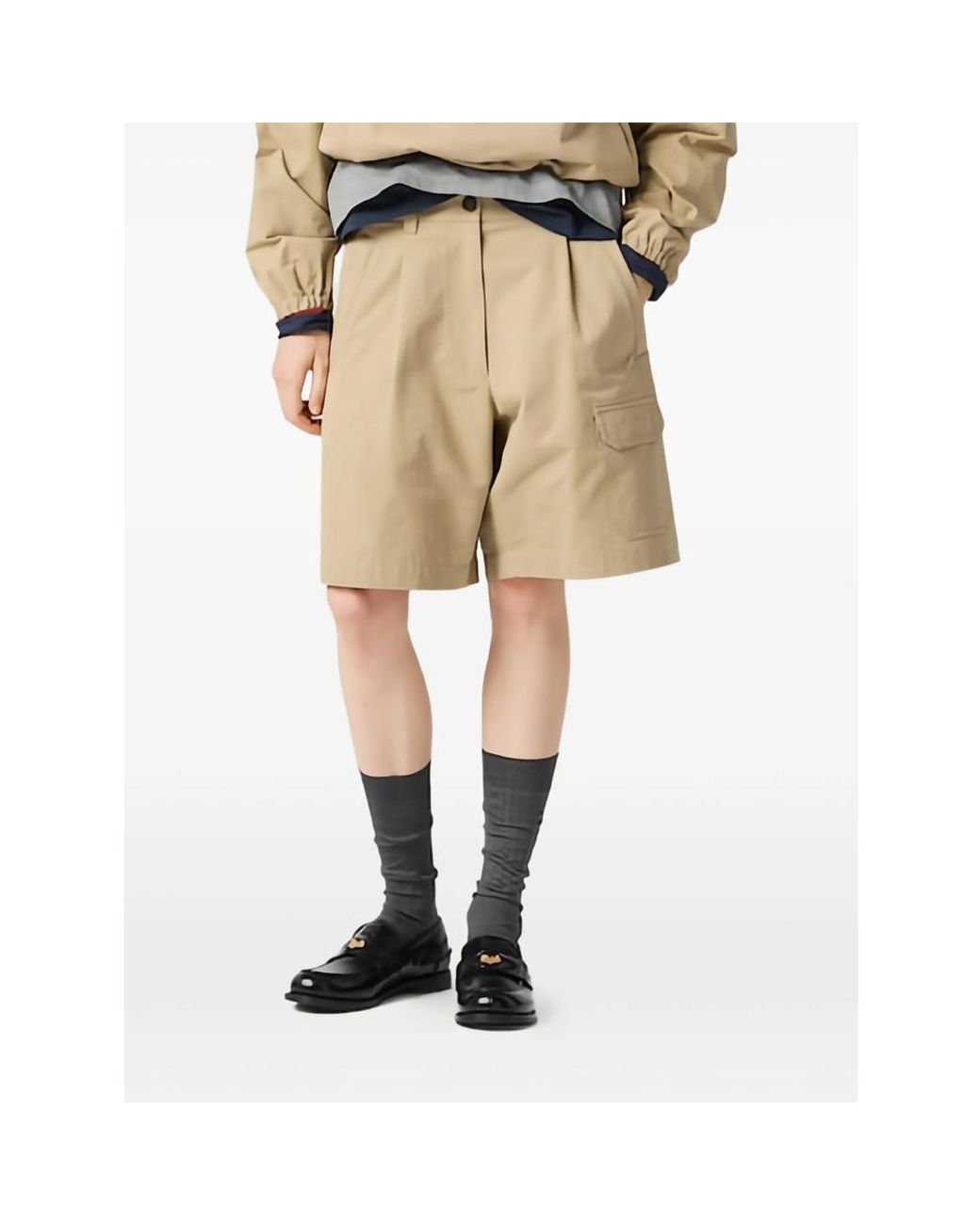 Miu Miu Natural Neutrals Shorts
