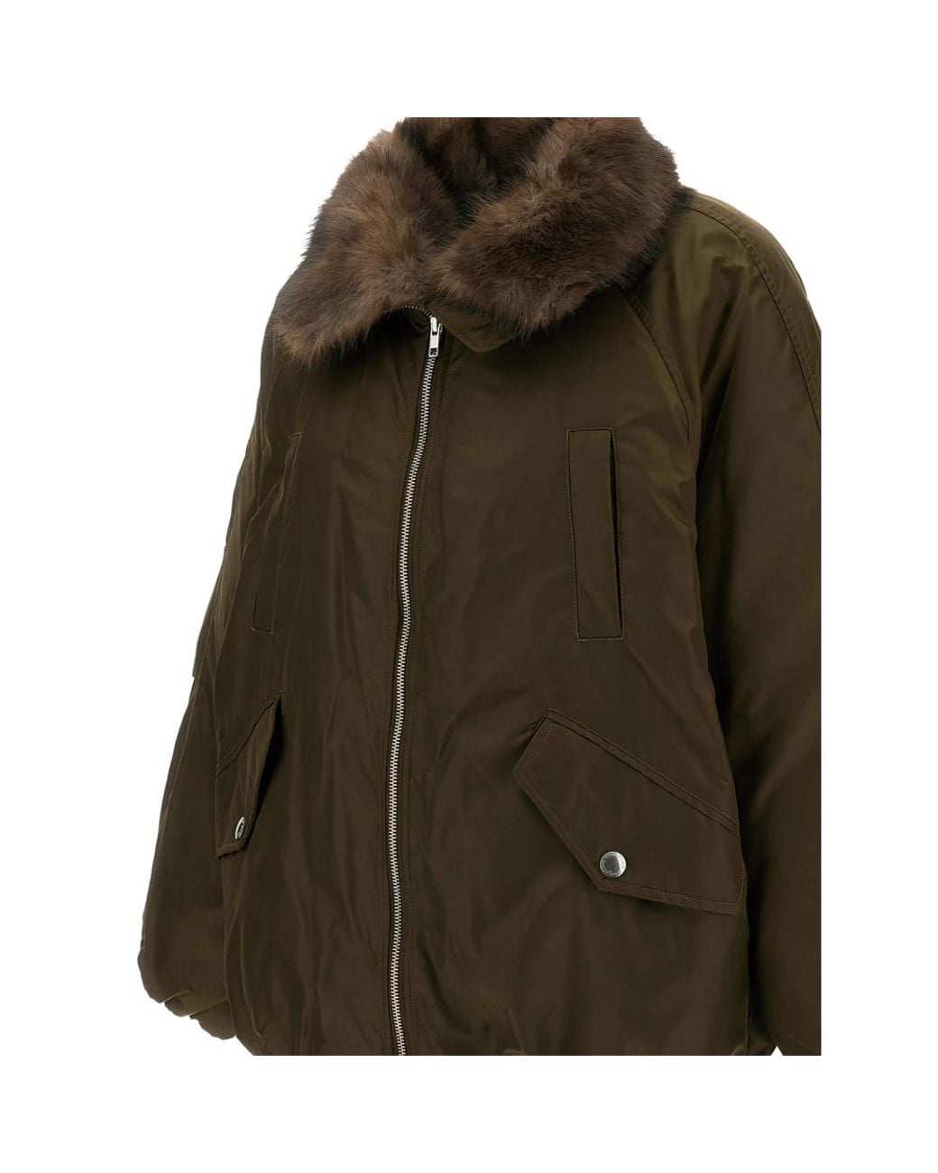 STAND Green Thilda Padded Jacket