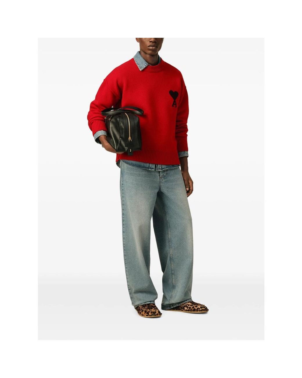 AMI Red Sweaters & Knitwear for men