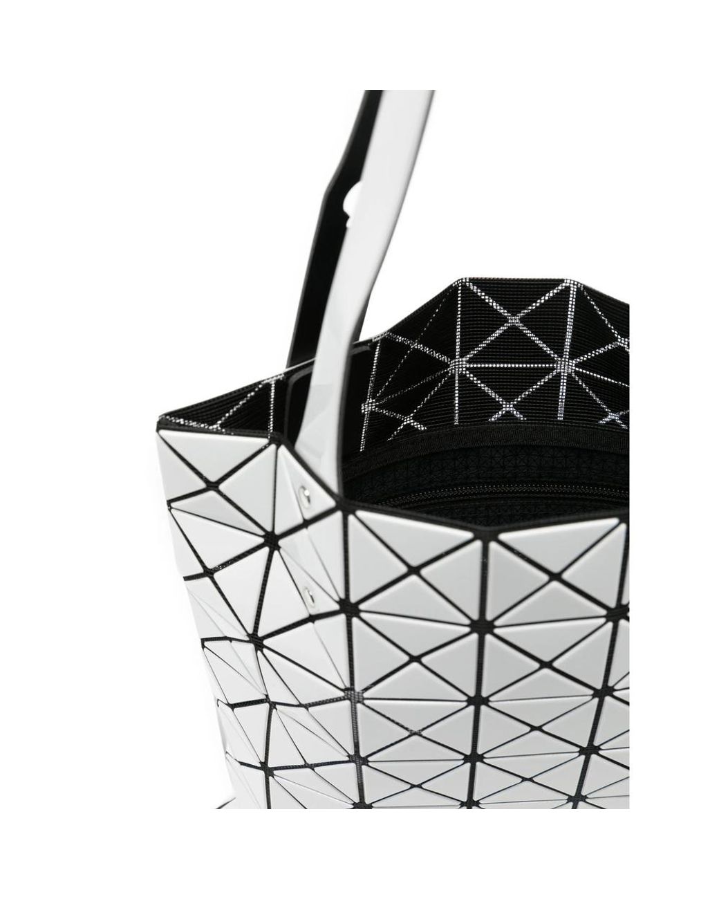Issey Miyake White Prism Gloss Tote Bag