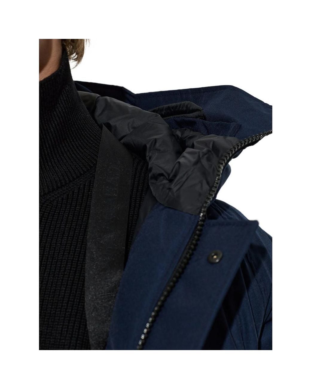Canada Goose Blue Chilliwack Hooded Padded Jacket for men