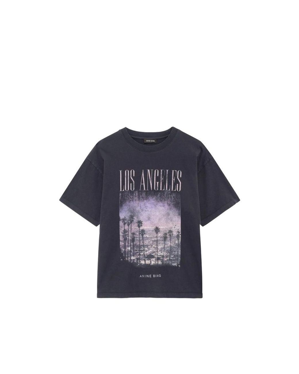 Anine Bing Blue Cade Tee Los Angeles