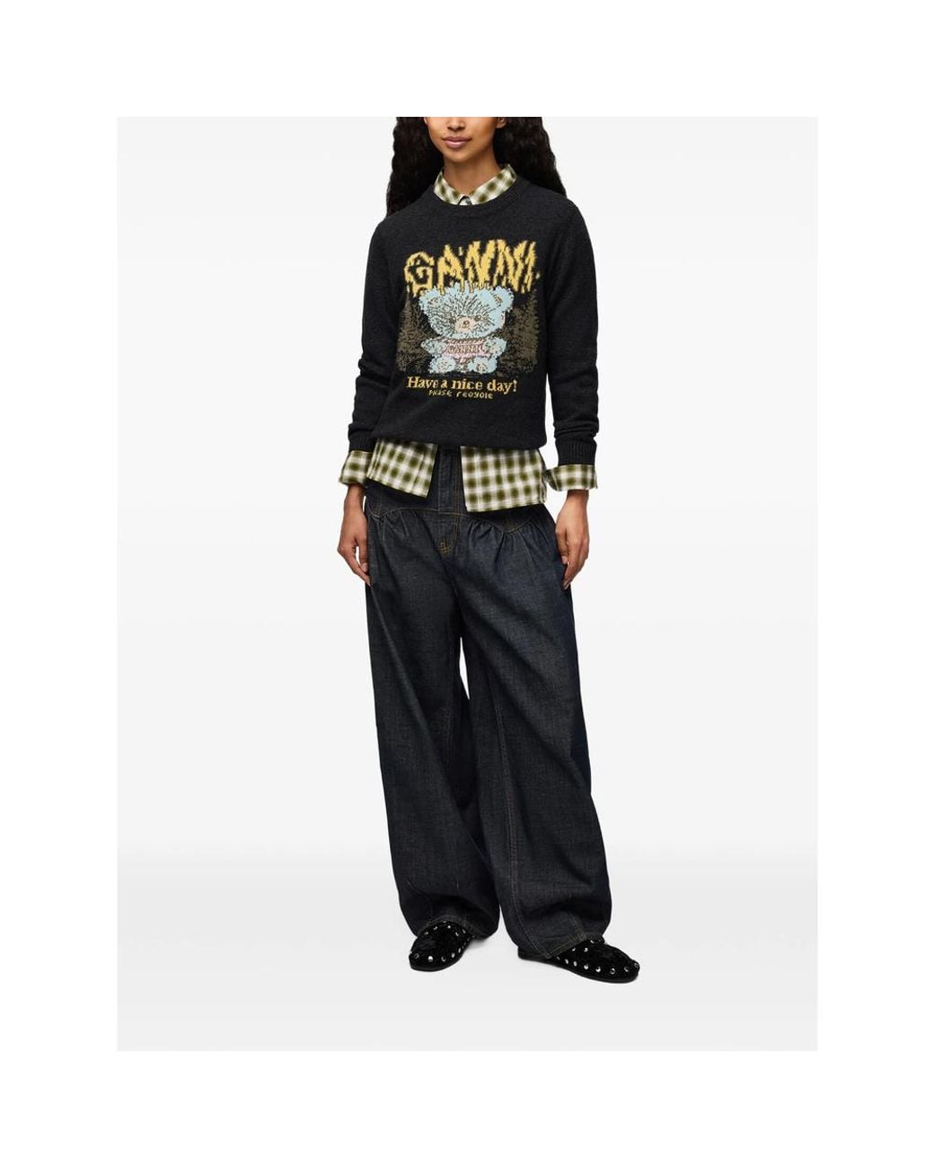 Ganni Black Knitwear