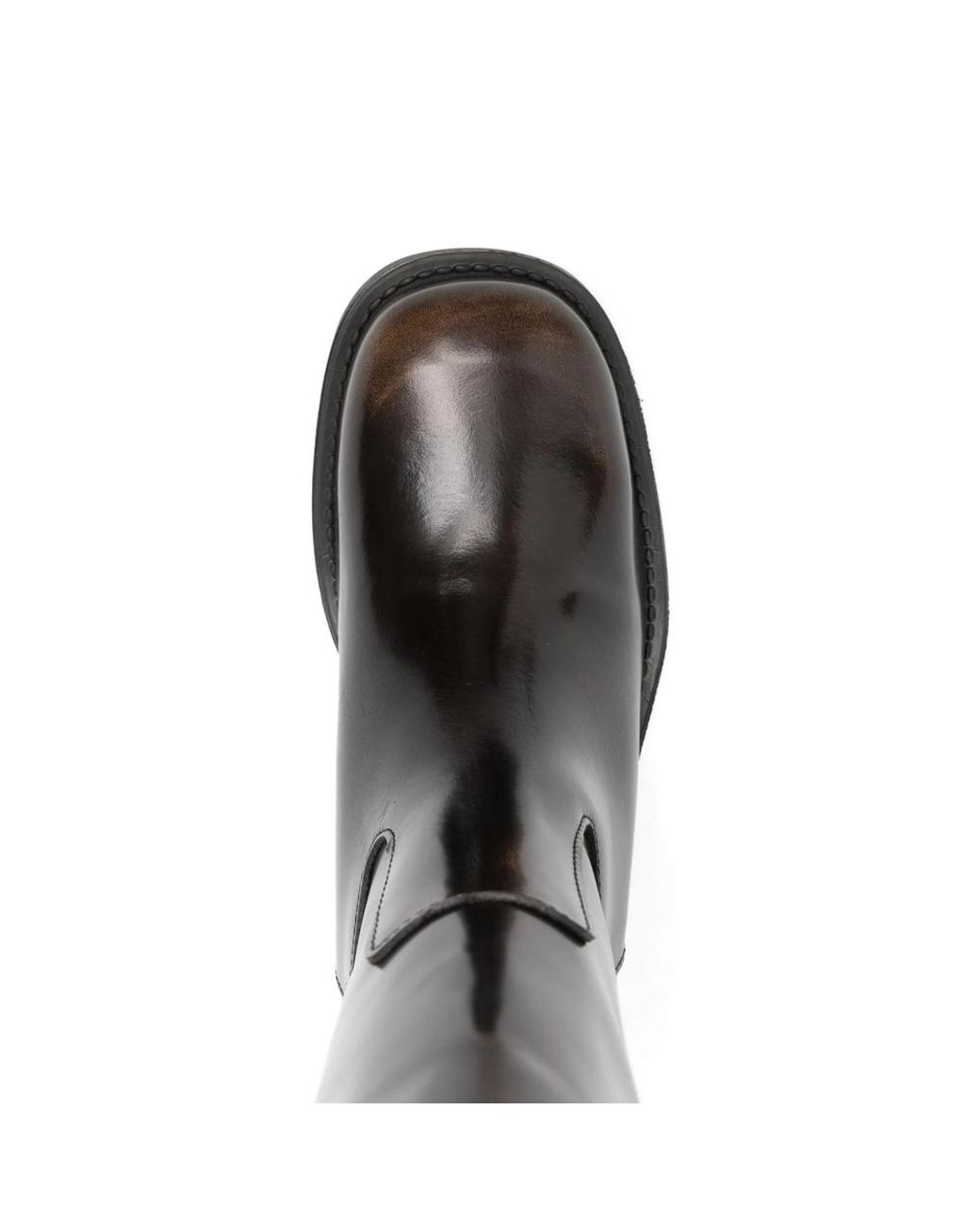 Alohas Black 40Mm Calf Leather Biker Boots