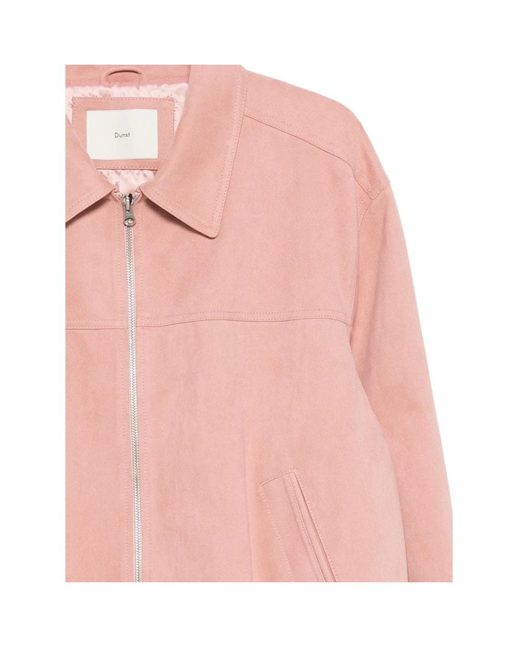 DUNST Pink Zipped Bomber Jacket for men
